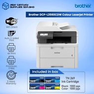 Printer Brother Color Laserjet DCP-L3560CDW Print/Scan/ Copy LED Duplex Wireless Network Mobile APP 
