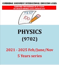 A Level PHYSICS 9702 Past Papers As & A2 ( 2021 Feb/June/Nov - 2025 Feb/June/Nov )