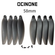 OCINONE Folding Propeller Blades, Universal 58mm/66mm Remote Control Drone Parts, Black Plastic Quad