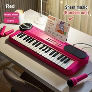 Kids Electric Piano 37 Baby Keyboard with Microphone Singing Songs Development Educational Toy Music