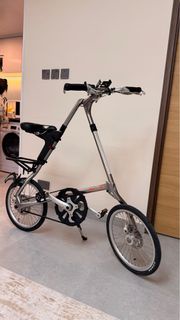Strida Evo 18" 3速 Silver（升級改裝)  摺疊單車