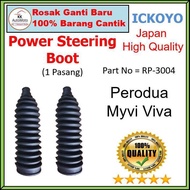 1 Pasang - Perodua Myvi Viva Alza - Best OEM Pair Power Steering Boot Cover Rubber Boots Getah Stere