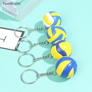 [TurnBright] Volleyball Keychain Mini PVC Volleyball keychain bag car keychain Ball Key Ring [MY]