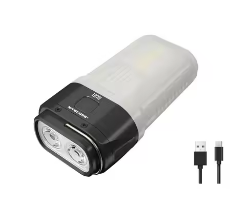 New Nitecore LR70 USB Charge 3000 Lumens LED Flashlight Torch Lantern