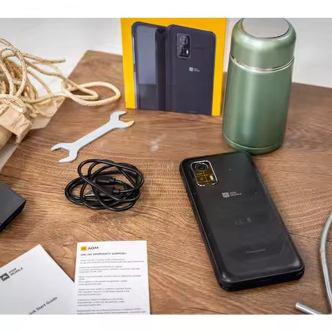 AGM H Max Rugged Phone, 10000mAh Battery, IP68 Waterproof, 6.56 Inch 90Hz Screen, 4GB+128GB Android 