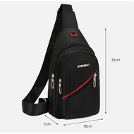 Men Sling Bag Shoulder Crossbody Bag Chest Bags Hiking Casual Lightweight Daypack for Men Beg Dada