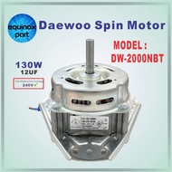 DW-2000NBT Daewoo Washing Machine Spin Motor 130w 12uf