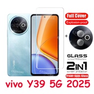For Vivo Y39 5G 2025 Full Cover Tempered Glass Flim For Vivo Y39 5G VivoY39 Y39 Y29 39Y Y 39 29 4G 5