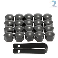 20Pcs 17mm Car Wheel Nut Cover Bolt Cap Removal Tool for VW AUDI Nut Cap  Motol