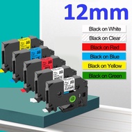 100pcsTZe231 TZe221 TZe431 TZe631 label tape Compatible Brother Label Tape PT-D450 PT-H107B PT-H110