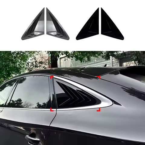 Applicable to Audi Q5 FY Coupe 2018-2024 rear triangular window blinds car sticker exterior modifica