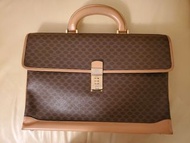 Celine vintage briefcase   Vintage Celine Macadam briefcase   Vintage Celine Macadam brief bag    Ce