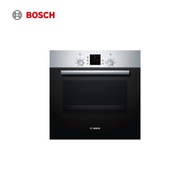 Bosch HBN331E1K Built In Stainless Steel Convection Oven 60cm width, 66L , electronic display, knob control , easy clean