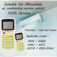 MITSUBISHI Remote Air Conditioner M09/EG6D EG6C/EG7C EG7M/MSD-09NV