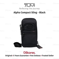 TUMI Tas Selempang Alpha Compact Sling - Black