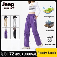 JEEP SPIRIT Women's Waterproof Parachute Pants In Purple