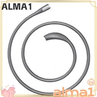 ALMA Drain Snake, Steel Drill Powered Plumbing Snake,  Bendable Spiral Head Flexible Spring Spring D