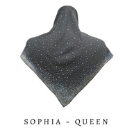 Tudung Bawal 99% Copy "S" Kristal Jenama Austria VENUS Kristal SOPHIA DELUXE QUEEN Bidang 45inch Cot