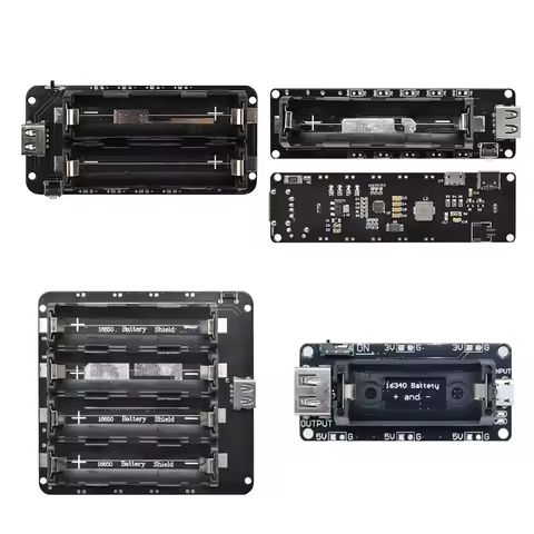 ESP32 ESP32S 16340 18650 Lithium Battery Shield V3 V8 V9 5V/3A 3V/1A 3.3V 5V Power Bank Battery Char