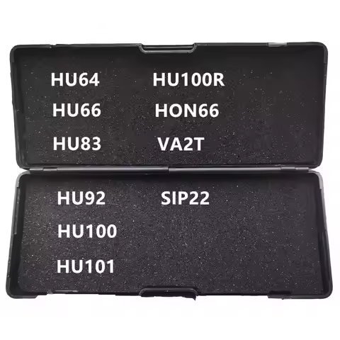 Lishi 2 in 1 2in1 Tool HU64 HU66 HU83 HU92 HU100 HU101 HU100R HON66 VA2T SIP22 locksmith tool for ca