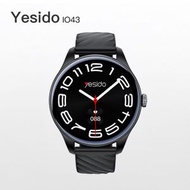 yesido IO43 長續航智能藍牙手錶｜1.53 吋圓形運動手錶｜生活防水健康監測手錶