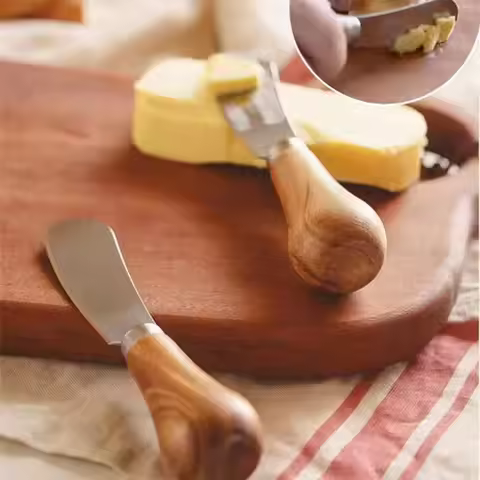 Stainless Steel Butter Cutter Cheese Jam Spreaders Wipe Cream Cutter Utensil Multifunction BreadKnif