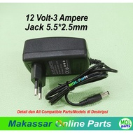 12V 3A Adapter 12 Volt 3 Ampere Adapter