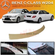 MERCEDES BENZ C-CLASS W204 2007-2013 AMG ROOF SPOILER C63 AMG DESIGN ROOF WING SPOILER BENZ C200 C25