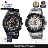 [Marco 2 Years Warranty] Casio Edifice EFX-500 Series Men's Chronograph Date Display Stainless Steel