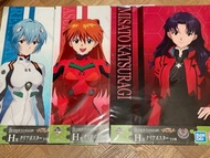 全新 一番賞新世紀福音戰士 EVA H 賞 海報 綾波麗 明日香 葛城美里