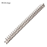 A4/B5/A5/A6/A7 Metal Spiral Rings Binder Clip Loose-leaf File Folder Clip Notebook Accessory Station
