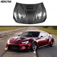Carbon Fiber For Toyota GT86 Subaru BRZ 2012-2018 Car Front Bumper Engine Cover Hood Bonnet Vent Par