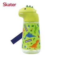 Skater恐龍吸管水壺/ 綠/ 420ml