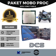 Mobo MOTHERBOARD BULLDOZER H110 INTEL I7 6700 Package+FAN PROCESSOR