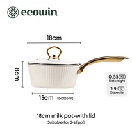 ชุดกระทะ Ecowin กระทะ 24 ซม.กระทะ 28 ซม.กระทะ 24 ซม.กระทะ 24 ซม.หม ้ อซุป 18 ซม.หม ้ อนม 4 ชิ ้ น