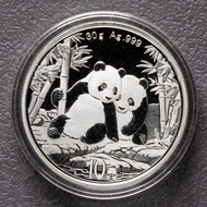 2016-2026 China Panda Silver Coin - 30g Ag.999 BU