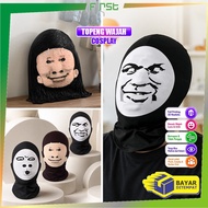 FH-C649 Cute Ugly Face Mask Unique Creative Abstract Face Expression Mask / Prank Cosplay Mask Joke 