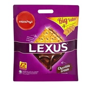 Munchy's Lexus Chocolate Cream Sandwich Calcium Cracker 12 Sachets 456g