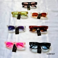Fashion Sun Shades Sunglasses for Adults with Free Pouch Available in 7 Colors SUNF007