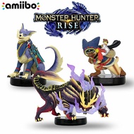 【Nintendo 任天堂】Switch 《魔物獵人 崛起》 Amiibo 隨從加爾克 艾路 怨虎龍 三支組(獨立包裝)