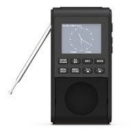 DAB Radio Clock Alarm Clock Digital Radio Radio Digital Display USB Mini Portable DAB/FM Radio F9TI