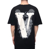 VLONE SMOKE ANGEL TEE (BLACK/WHITE)