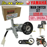 100% ORIGINAL YAMAHA LC135 V1 LC 135 Key Set Main Switch Kunci SUIS LOCK LOK COMPLETE KEYSET 1S8-XH2