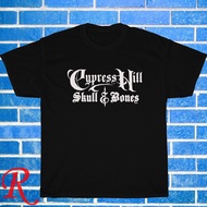 Cypress Hill Skull And Bones Logo Black/Grey Unise T-Shirt