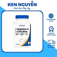 Nutricost L-Arginine & L-Citrulline - Supports Endurance, Supports Blood Circulation and Circulation