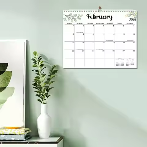 Y1UB 2026-2027 Wall Calendar 18 Month Calendar Planner Runs from Jan 2026 to Jun 2027