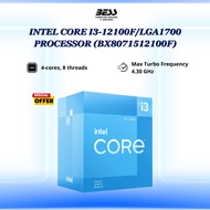 INTEL CORE I3-12100F PROCESSOR