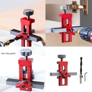 HL Cabinet Door Installation Support Tool Set Adjustable Aluminum Alloy Mounting Jig with Drill Bit 