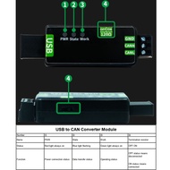 2.0 USB to CAN Adapter Compatible with CAN 2.0 A/B Protocol Supports Multiple Firmware Open Source H