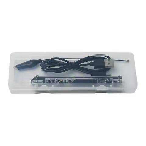 DC 5V Frequency Counter 200Hz–100MHz Frequency Tester Features 0.91-inch OLED Display High-Precision